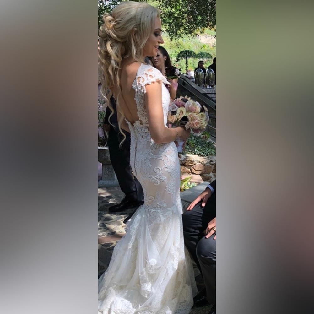 Wedding gown (blush/cream)